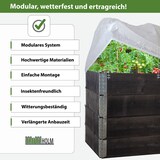 thumbnail of Hochbeet mit Abdeckung 5-teilig Palettenrahmen 120x80x80cm aus Holz stapelbar Garten Balkon