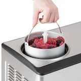 thumbnail of Dolce Bacio Smart Eiscremebereiter Yogurtmaker Kompressor 2 Liter WiFi Touch EdelstahlSilber
