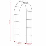 thumbnail of Rosenbogen 240x140x37cm mit Stecksystem