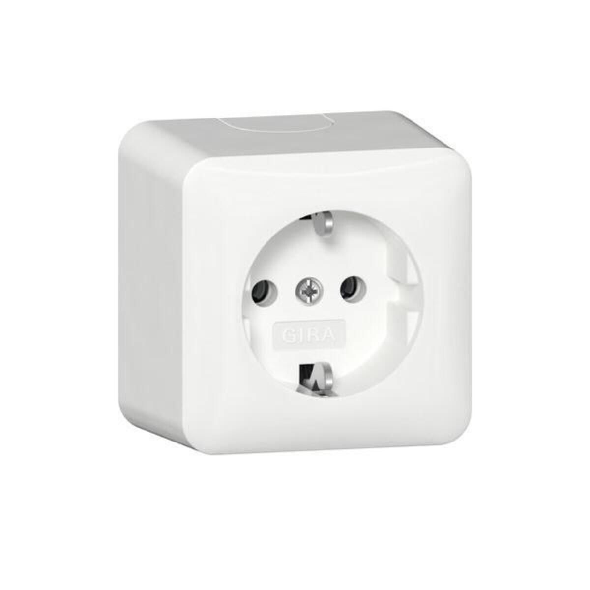 Gira SCHUKO-Steckd.+Montagepl. 444013
