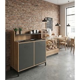thumbnail of Mobiliara - Meuble de tri Trineo -  Interieur - Mdf finition stratifiée-  2 Bacs 70 Litres