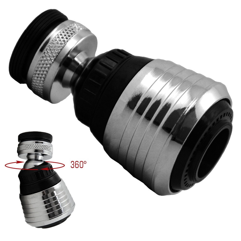 Wasserhahn Aufsatz 360° Schwenkbrause Perlator Sparventil Strahlregler