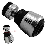 thumbnail of Wasserhahn Aufsatz 360° Schwenkbrause Perlator Sparventil Strahlregler