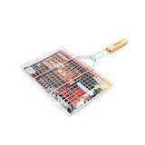 thumbnail of Parrilla para asar comida en barbacoa parrillera 60x40x30cm