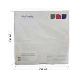 thumbnail of Airlaid-Servietten, 50er-Packung, 40 x 40 cm, Weiß