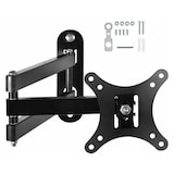 thumbnail of Suporte de montagem na parede para TV LCD LED Plasma Monitor Giratório 10" a 32" Inclinações 15º Medidas VESA 75mm X 75mm Ã 100mm X 100mm