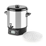thumbnail of Biggie Digital Einkochvollautomat Einkochtopf 27l 2000W Edelstahl Silber