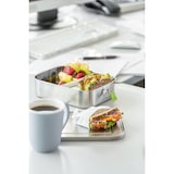 thumbnail of APS 66900 Hochwertige Edelstahl Lunchbox / Brotdose 800 ml inkl. Trennwand / auslaufsichere Frischhaltedose