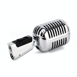 thumbnail of Microphone Vintage Style Haute Sensibilité Pour Scène et Performance Argent YONIS