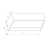 thumbnail of efectoLED Aplique de Pared Exterior LED 9W Iluminación Doble Cara Galeo  Blanco Frío 6000K