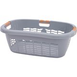 thumbnail of SIENA HOME Wäschekorb Aversa 55cm silbergrau mit Softgriff