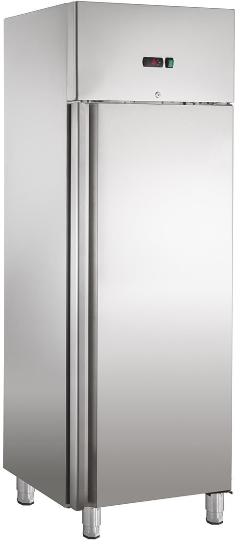 GastroHero Kühlschrank SNACKH400TN | GN 1/1 | 429 Liter | Gewerbekühlschrank Edelstahl | -2°C bis +8°C | Gastronomie | LED-Innenbeleuchtung