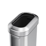 thumbnail of EKO RVS-afvalemmer Roestvrij-staal 330 mm 505 mm 700 mm zilver