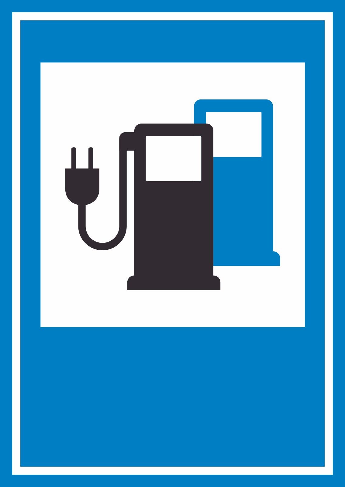 Stromtankstelle 365-65 Symbol A2 (420x594mm) Schild