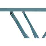 thumbnail of METRO PROFESSIONAL Bistroset klappbar Trigo, 3-tlg., Stahl, 1 Esstisch, 2 Stühle, Baby blau