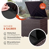 thumbnail of CASARIA® Polyrattan Auflagenbox Kissenbox Gartentruhe 318 L Braun