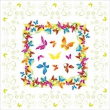 thumbnail of Sovie HOME Tischdecke Papillon aus Linclass® Airlaid 80 x 80 cm, 1 Stück - Frühling Sommer Schmetterling