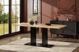 thumbnail of Merax Esstisch ausziehbar 140–180x70 cm, 6–8 Personen, rechteckiger Tisch mit MDF-Tischplatte in Holzoptik, Naturholzfarbe