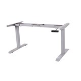 thumbnail of Gestell für Schreibtisch stufenlos elektrisch höhenverstellbar BxTxH: 118x70x(62-127)cm lichtgrau, mit Memory-Funktion für alle gängigen Tischplatten