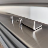 thumbnail of Romux® Kühlschrank mit 2 Türen 68 cm mit Umluftkühlung | Gastro Kühlschrank aus Edelstahl mit 600 L Kapazität - 3 Einlegeböden und 550 W