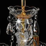 thumbnail of vidaXL Kronleuchter mit Perlen Golden Rund 5×E14