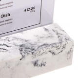 thumbnail of Tischaufsteller Europel A4 Polystone weiß 351020