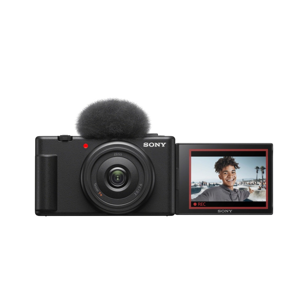 Sony ZV-1F Vlog-Kamera Schwarz 4K Zoom | Nachhaltig