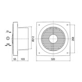 thumbnail of Maico Wandeinbauventilator ENR 20 0081.0316