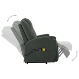 thumbnail of vidaXL Massagesessel mit Aufstehhilfe Anthrazit Kunstleder