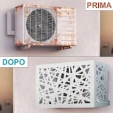 thumbnail of Copricondizionatore Copertura Per Climatizzatore Artist M Bianco In Alluminio L86 X P44 X H68 Cm