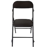 thumbnail of Chaise pliante gamme 'Prestige' Noir - 48,8 x 46,4 x 83,8cm - Furnitrade
