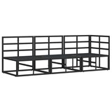 thumbnail of vidaXL Buitenmeubilair met kussen Zwart Aluminium