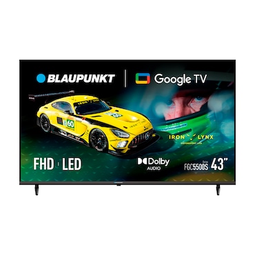 Blaupunkt Smart TV LED Full HD 43” Serie FGC Google TV Dolby Audio WiFi Bluetooth Chromecast Negro –  43FGC5500S
