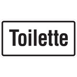thumbnail of WC-Schild, Toilette, Folie, 50 x 100 mm - 100x50 mm Folie selbstklebend