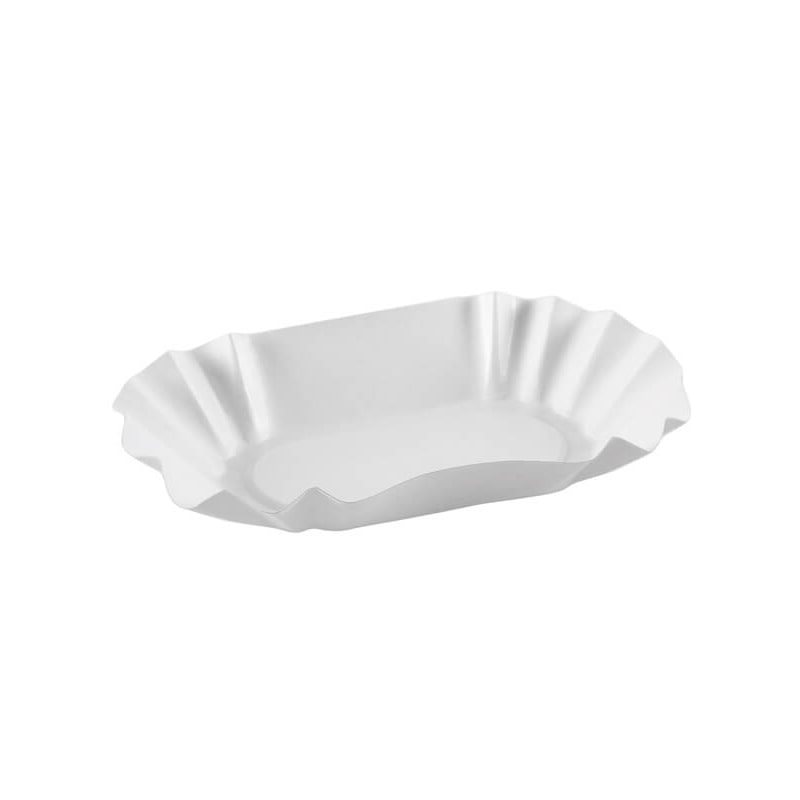 2000x Pommes Pappschale, weiß, 10x17cm