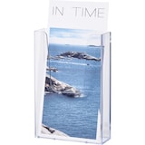 thumbnail of helit H2350002 Wandprospekthalter 1/3 A4 1Fach PS transparent