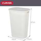 thumbnail of Curver Cesto de ropa sucia Filo 55L blanco con tapa