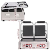 thumbnail of Beeketal Gastro Kontaktgrill BKG9