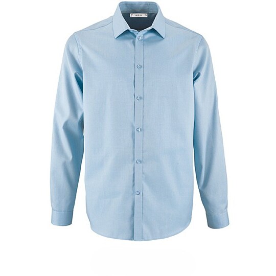 Herren Fischgrat-Hemd Brody | SOLO INVEST FRANCE SAS | Farbe: Himmelblau | L