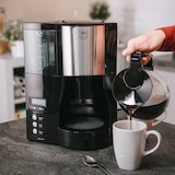 thumbnail of Melitta Optima Timer 100801 Schwarz Kaffeemaschine - Filter, 8 Tassen, Glaskanne
