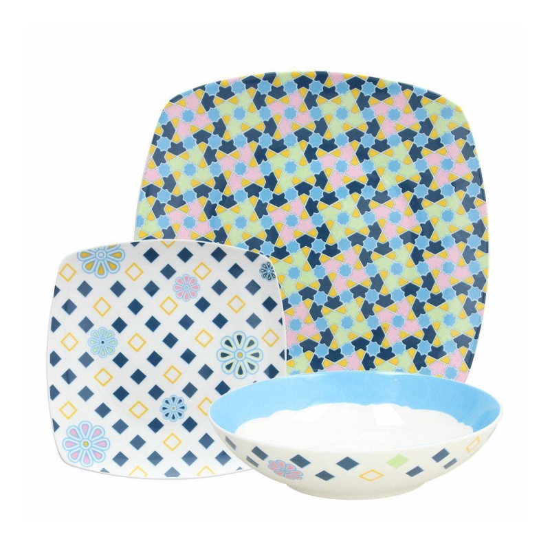 Tognana dot, servizio 18 piatti in porcellana, qualità extra