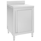 thumbnail of Mesa de trabajo comercial mueble acero inoxidable 60x60x96 cm