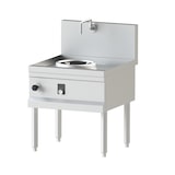 thumbnail of KBS wokbrander 1 pits wandmodel 700x750x1050 mm met wokpan en kraan