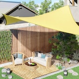 thumbnail of Outsunny Vela de Sombra Retangular 3x4 m Toldo Vela de Poliéster com Proteção UV Aneis em Forma de D e Cordas para Jardim Pátio Piscina  Areia