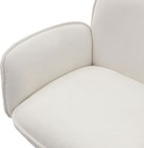 thumbnail of ML-Design Esszimmerstühle drehbar 2er Set Beige Stoff, 360° Drehstuhl mit Armlehne & Rückenlehne, Polsterstuhl Metallbeine