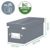 thumbnail of Caja Click & Store CD Box (143x147x352 mm), Verde