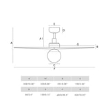thumbnail of Faro Barcelona - Ventilador de teto Klim S Preto/Nogueira Escura - Motor DC silencioso, Luz LED regulável, Controle remoto