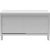 thumbnail of Royal Catering - Royal Catering Meuble Bas en INOX Plan De Travail Professionnel Cuisine Armoire Basse RCSSCB-150x70-E (Capacité 600 kg, 150 x 70 x