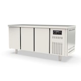 thumbnail of Mesa refrigerada 3 puertas GN 1/1, 403 L, acero inoxidable, refrigeración por aire, 85 x 180 x 70 cm, 300W – CORECO Vaiotec 10294