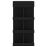 thumbnail of vidaXL Bartisch mit Regal Schwarz 100x50x101,5 cm Holzwerkstoff